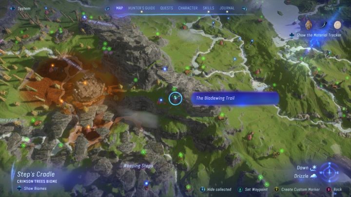 17 - Avatar Frontiers of Pandora: Wszystkie ostrzoskrzydłe szlaki, mapa - Avatar Frontiers of Pandora - poradnik do gry