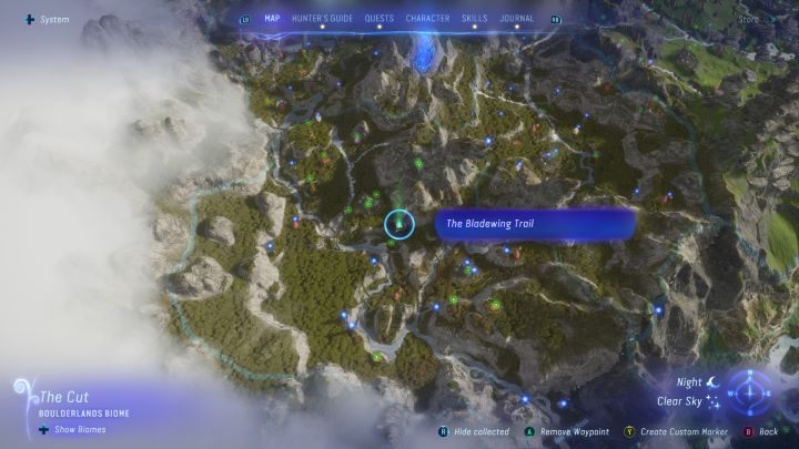 23 - Avatar Frontiers of Pandora: Wszystkie ostrzoskrzydłe szlaki, mapa - Avatar Frontiers of Pandora - poradnik do gry