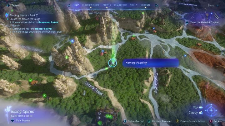 9 - Avatar Frontiers of Pandora: Wszystkie malowania z pamięci, mapa - Avatar Frontiers of Pandora - poradnik do gry