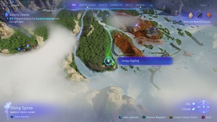 10 - Avatar Frontiers of Pandora: Wszystkie sadzonki tarsyu, mapa - Avatar Frontiers of Pandora - poradnik do gry