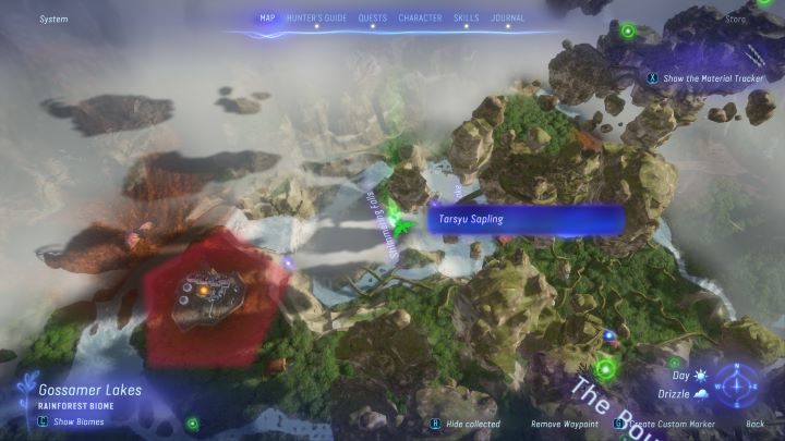 14 - Avatar Frontiers of Pandora: Wszystkie sadzonki tarsyu, mapa - Avatar Frontiers of Pandora - poradnik do gry