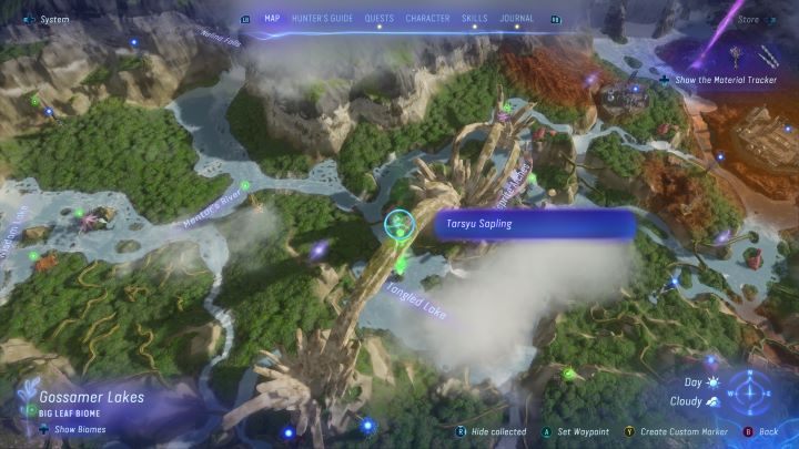 18 - Avatar Frontiers of Pandora: Wszystkie sadzonki tarsyu, mapa - Avatar Frontiers of Pandora - poradnik do gry