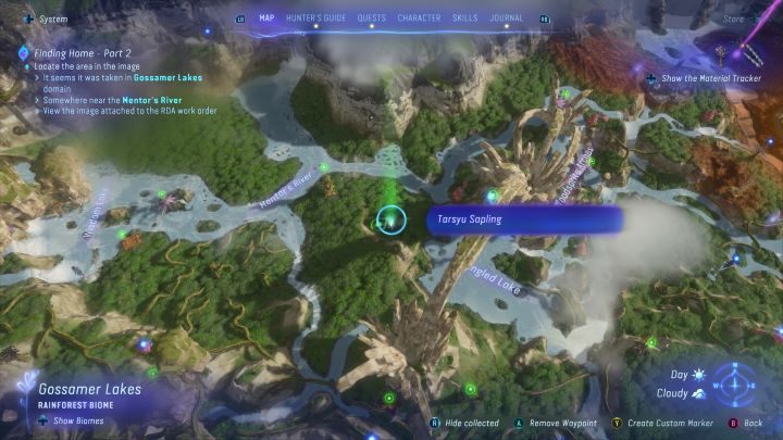 22 - Avatar Frontiers of Pandora: Wszystkie sadzonki tarsyu, mapa - Avatar Frontiers of Pandora - poradnik do gry