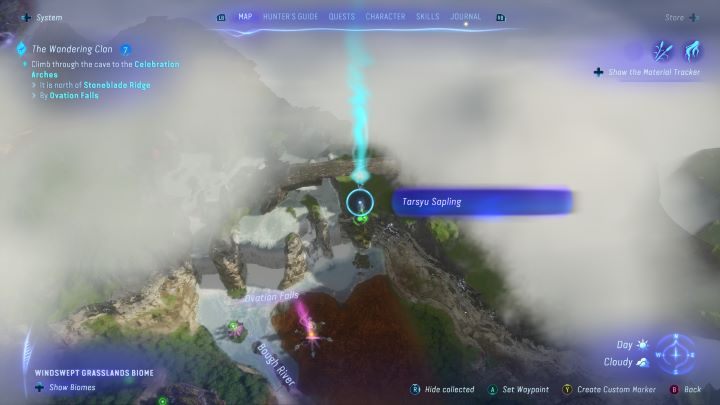 36 - Avatar Frontiers of Pandora: Wszystkie sadzonki tarsyu, mapa - Avatar Frontiers of Pandora - poradnik do gry