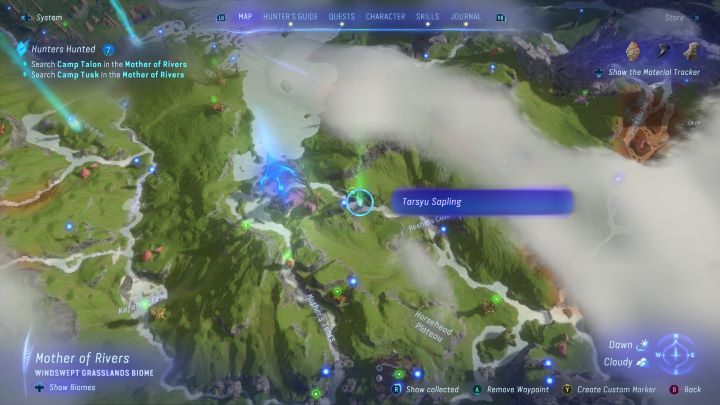 40 - Avatar Frontiers of Pandora: Wszystkie sadzonki tarsyu, mapa - Avatar Frontiers of Pandora - poradnik do gry