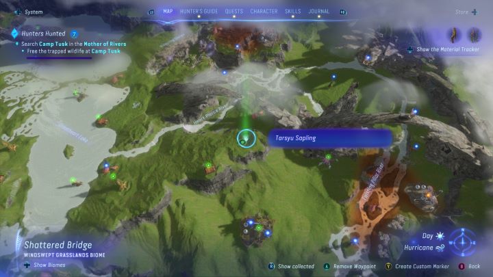 48 - Avatar Frontiers of Pandora: Wszystkie sadzonki tarsyu, mapa - Avatar Frontiers of Pandora - poradnik do gry