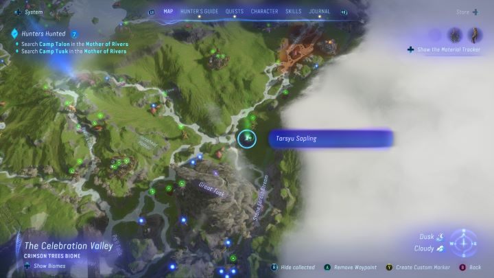 52 - Avatar Frontiers of Pandora: Wszystkie sadzonki tarsyu, mapa - Avatar Frontiers of Pandora - poradnik do gry