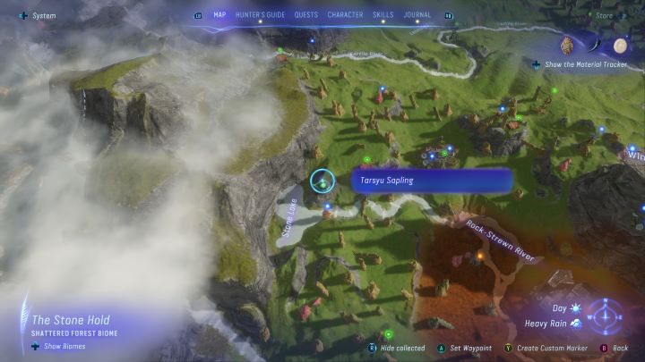 64 - Avatar Frontiers of Pandora: Wszystkie sadzonki tarsyu, mapa - Avatar Frontiers of Pandora - poradnik do gry