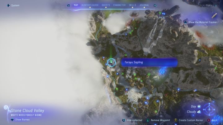 76 - Avatar Frontiers of Pandora: Wszystkie sadzonki tarsyu, mapa - Avatar Frontiers of Pandora - poradnik do gry