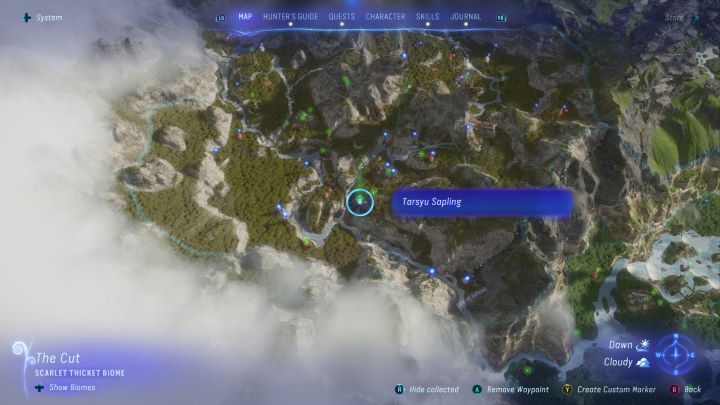 84 - Avatar Frontiers of Pandora: Wszystkie sadzonki tarsyu, mapa - Avatar Frontiers of Pandora - poradnik do gry