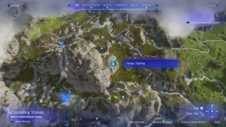 88 - Avatar Frontiers of Pandora: Wszystkie sadzonki tarsyu, mapa - Avatar Frontiers of Pandora - poradnik do gry