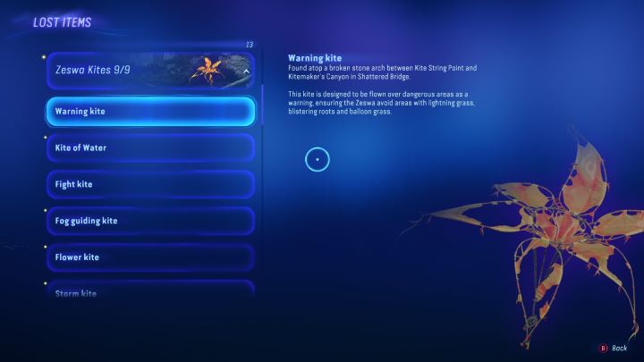 1 - Avatar Frontiers of Pandora: Wszystkie latawce Zeswa, mapa - Avatar Frontiers of Pandora - poradnik do gry