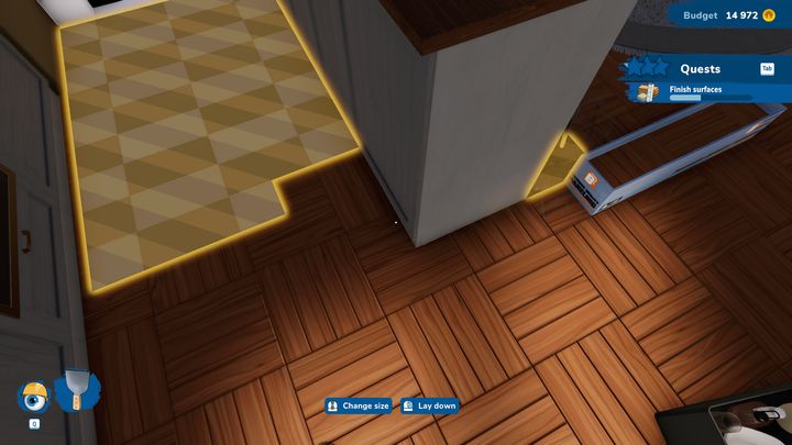 Gdy większość prac została już wykonana, możecie od teraz przystąpić do malowania ścian, nakładania tapet lub instalacji płytek - House Flipper 2: Kolejność prac - House Flipper 2 - poradnik do gry