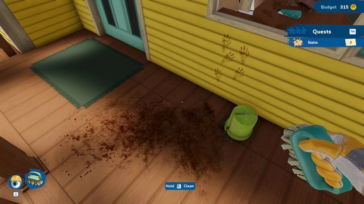 Nikt nie lubi zabrudzeń, a zwłaszcza, gdy całe mieszkanie aż klei się od brudu - House Flipper 2: Rodzaje prac budowlanych - House Flipper 2 - poradnik do gry