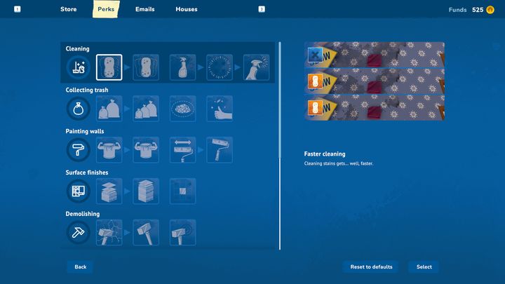 Każdy punkt ulepszenia otrzymacie, gdy wystarczająco długo będziecie korzystać z danego narzędzia lub czynności - House Flipper 2: Lista ulepszeń - House Flipper 2 - poradnik do gry