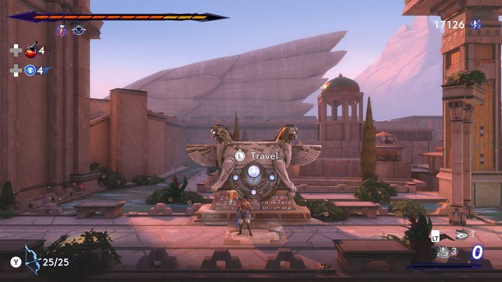 Ołtarz na północnym krańcu mapy, odwiedzicie go tuż przed walką z ostatnim bossem gry - Prince of Persia The Lost Crown: Szybka podróż - Prince of Persia The Lost Crown - poradnik do gry