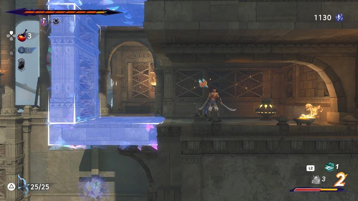 Dostęp do tej Przepowiedni otrzymacie po odblokowaniu umiejętności przechodzenia między wymiarami (niebieskie ściany) - Prince of Persia The Lost Crown: Wszystkie Słoje piasku (Proroctwa) - Prince of Persia The Lost Crown - poradnik do gry