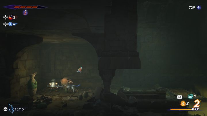 Na końcu pomieszczenia wypełnionego skażoną wodą - Prince of Persia The Lost Crown: Wszystkie Słoje piasku (Proroctwa) - Prince of Persia The Lost Crown - poradnik do gry