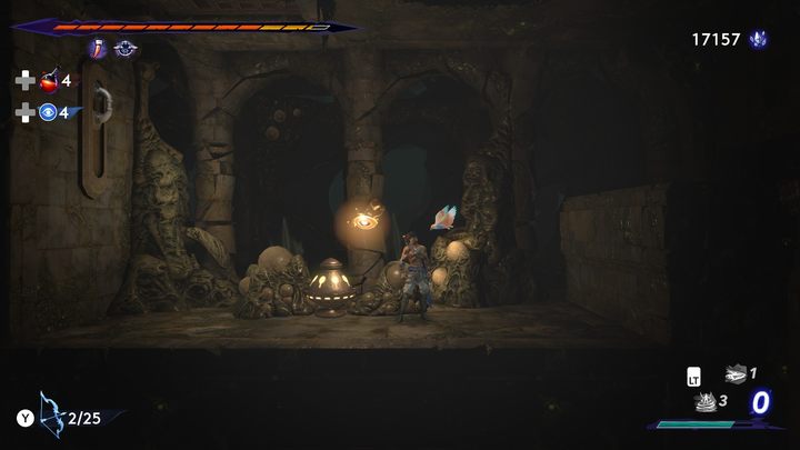 W ciemnym pomieszczeniu we wschodniej części regionu - Prince of Persia The Lost Crown: Wszystkie Słoje piasku (Proroctwa) - Prince of Persia The Lost Crown - poradnik do gry