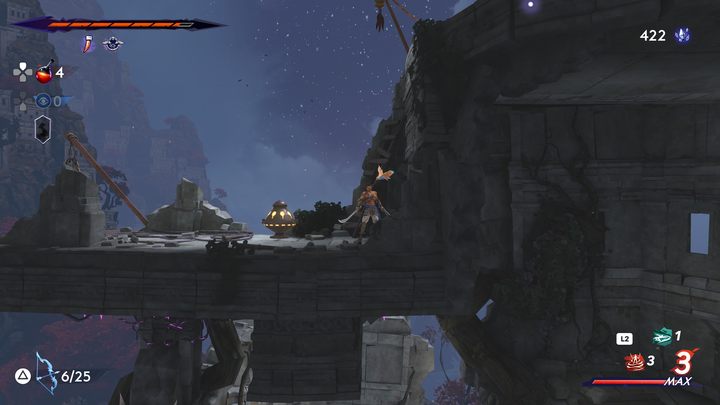 Na szczycie latarni, po pokonaniu dłuższej sekcji platformowej, do pokonania której konieczne jest posiadanie zestawu zdolności z końca gry - Prince of Persia The Lost Crown: Wszystkie Słoje piasku (Proroctwa) - Prince of Persia The Lost Crown - poradnik do gry