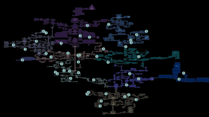 Kserksesy rozsiane są na obszarze całej mapy zdradliwej Góry Qaf - Prince of Persia The Lost Crown: Wszystkie Kserksesy (monety) - Prince of Persia The Lost Crown - poradnik do gry