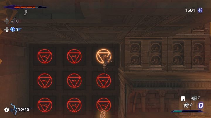 Moneta w sekretnym pokoju za zniszczalną ścianą - Prince of Persia The Lost Crown: Wszystkie Kserksesy (monety) - Prince of Persia The Lost Crown - poradnik do gry