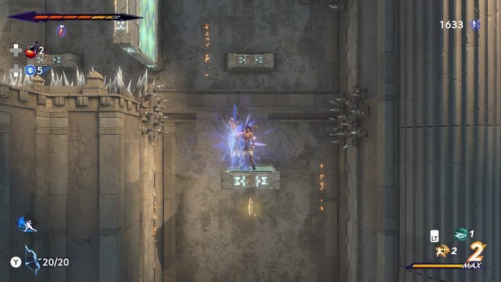 Południowa część regionu, na końcu długiej sekcji platformowej - Prince of Persia The Lost Crown: Wszystkie Kserksesy (monety) - Prince of Persia The Lost Crown - poradnik do gry