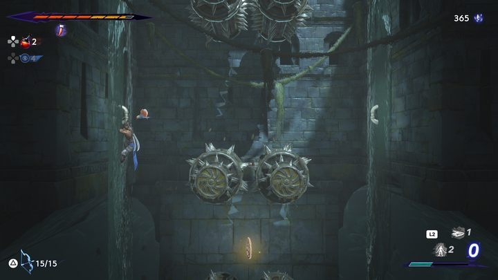 Ponad stromymi rampami w centralnej części regionu - Prince of Persia The Lost Crown: Wszystkie Kserksesy (monety) - Prince of Persia The Lost Crown - poradnik do gry