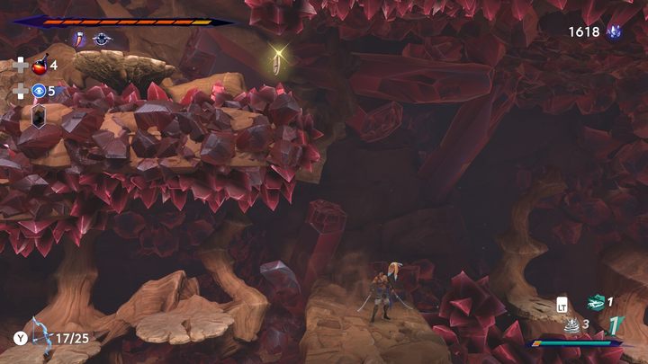 W komnacie pełnej ostrych kryształów - Prince of Persia The Lost Crown: Wszystkie Kserksesy (monety) - Prince of Persia The Lost Crown - poradnik do gry