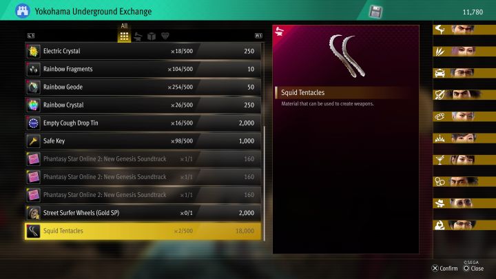 Jeśli posiadacie dostęp do DLC Master Vacation Bundle, to Shark Fin i Squid Tentacles pojawią się też w ofercie lochu endgame The Big Swell - Infinite Wealth: Jak zdobyć materiały Shark Fin i Squid Tentacles? - Like a Dragon Infinite Wealth - poradnik do gry