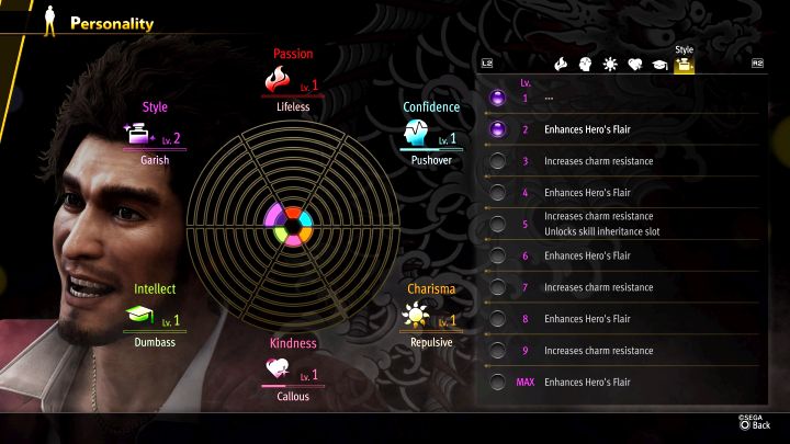 3 - Infinite Wealth: Jakie znaczenie ma wybór Personality Chance? - Like a Dragon Infinite Wealth - poradnik do gry