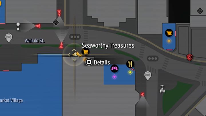 Do sfotografowania jest szeroka zielona wystawa tytułowego sklepu, którą znajdziecie przy ulicy Waikiki St - Infinite Wealth: Wszystkie Photo Rally w Waikiki - Like a Dragon Infinite Wealth - poradnik do gry