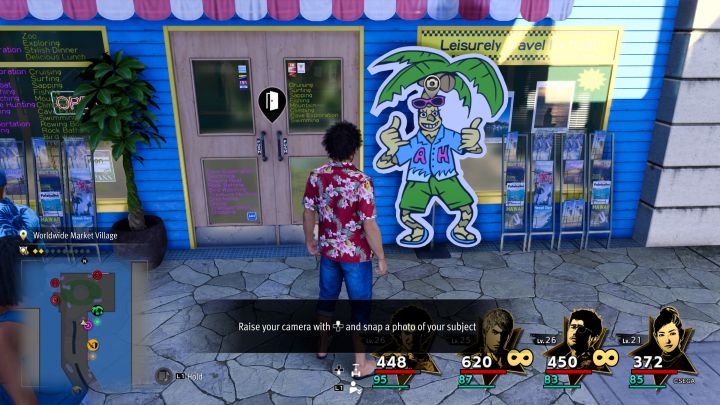 Pozostańcie przy biurze podróży w Worldwide Market Village, gdzie odblokowaliście minigrę Photo Rally - Infinite Wealth: Wszystkie Photo Rally w Waikiki - Like a Dragon Infinite Wealth - poradnik do gry