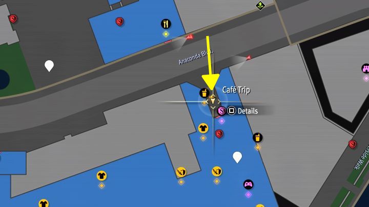 Do sfotografowania jest napis Anaconda zlokalizowany nad północnym wejściem na teren centrum handlowego (od strony ulicy Anaconda Blvd - Infinite Wealth: Wszystkie Photo Rally w Anaconda Shopping Center - Like a Dragon Infinite Wealth - poradnik do gry