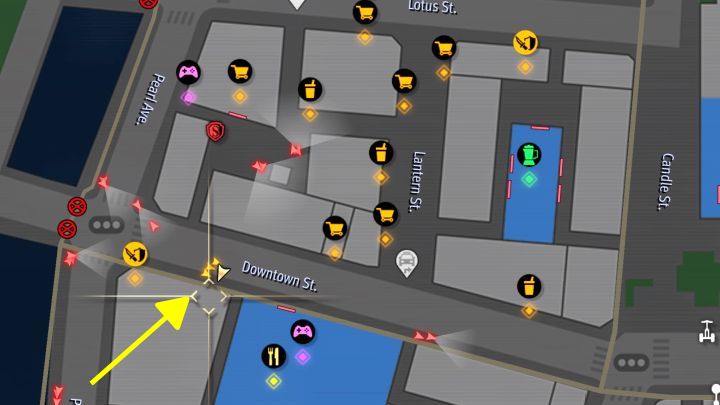 Tytułowy lokal jest na ulicy Downtown St - Infinite Wealth: Wszystkie Photo Rally w Downtown, Chinatown i District Five - Like a Dragon Infinite Wealth - poradnik do gry