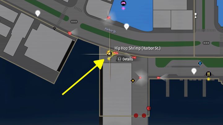 Tytułowy food truck stoi na parkingu przy ulicy Harbor St - Infinite Wealth: Wszystkie Photo Rally w Cultural District i Harbor Park - Like a Dragon Infinite Wealth - poradnik do gry