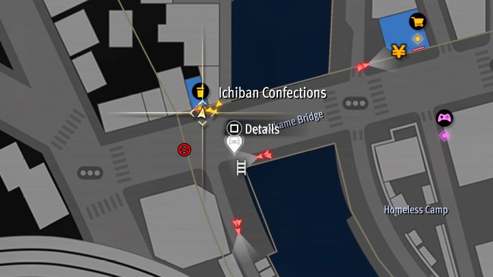 Tytułowy sklep jest na południowym krańcu Bar District, obok mostu Tsurukame Bridge - Infinite Wealth: Wszystkie Photo Rally w Bar District w Jokohamie - Like a Dragon Infinite Wealth - poradnik do gry