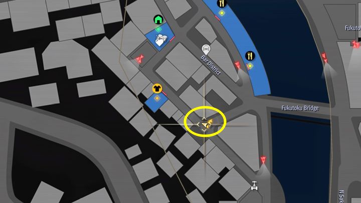 Dotrzyjcie do skrzyżowania uliczek w Bar District, na południowy-wschód od sklepu Hustle Boutique - Infinite Wealth: Wszystkie Photo Rally w Bar District w Jokohamie - Like a Dragon Infinite Wealth - poradnik do gry