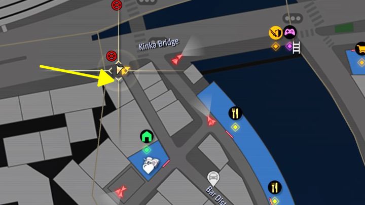 Tytułowy salon wróżbity znajduje się na północnym krańcu Bar District, na północ od Survive Bar i obok mostu Kinka Bridge - Infinite Wealth: Wszystkie Photo Rally w Bar District w Jokohamie - Like a Dragon Infinite Wealth - poradnik do gry