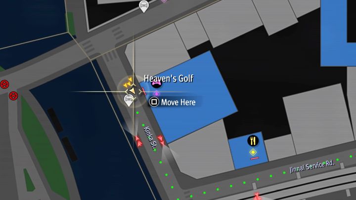 Duży budynek do rozpoczynania mini gry w golfa jest na ulicy Kinka St - Infinite Wealth: Wszystkie Photo Rally w Uptown w Jokohamie - Like a Dragon Infinite Wealth - poradnik do gry