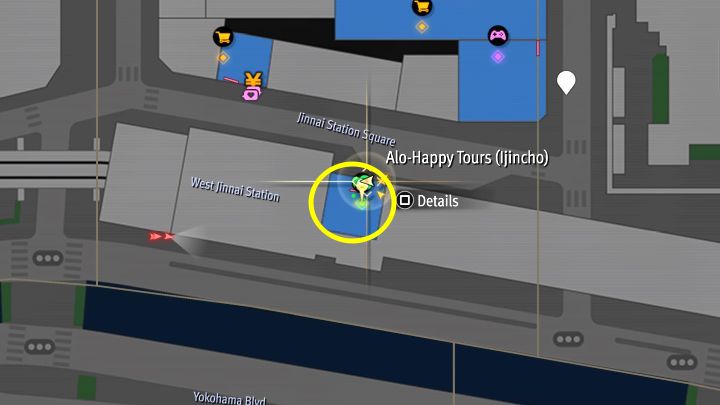 Musicie dotrzeć do siedziby biura podróży w Jokohamie obok Jinnai Station, czyli tego samego miejsca, w którym odbierzecie nagrodę po zebraniu kolekcji - Infinite Wealth: Wszystkie Photo Rally w Uptown w Jokohamie - Like a Dragon Infinite Wealth - poradnik do gry