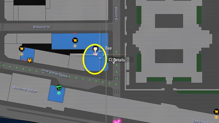 Lokal Bee znajdziecie na ulicy Bayside St - Infinite Wealth: Wszystkie Photo Rally w Uptown w Jokohamie - Like a Dragon Infinite Wealth - poradnik do gry