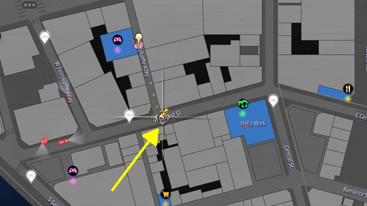 Poszukiwany budynek znajduje się na ulicy W Central St - Infinite Wealth: Wszystkie Photo Rally w Downtown w Jokohamie - Like a Dragon Infinite Wealth - poradnik do gry