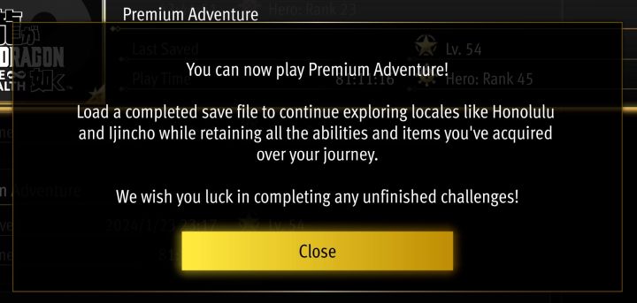 1 - Infinite Wealth: Tryb Premium Adventure - zawartość endgame - Like a Dragon Infinite Wealth - poradnik do gry