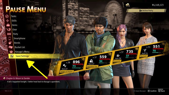 1 - Infinite Wealth: Jak zapisywać stan gry? - Like a Dragon Infinite Wealth - poradnik do gry