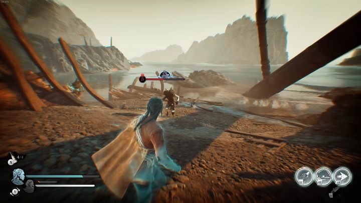 Niedługo po rozpoczęciu zabawy, gra zaoferuje Wam możliwość dynamicznego przełączania się pomiędzy tytułowymi pogromcami w czasie walki - Banishers: Porady na start - Banishers Ghosts of New Eden - poradnik do gry