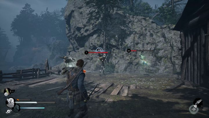 Podobnie jak wiele innych tytułów trzecioosobowych, Banishers umożliwia zablokowanie kamery na wybranym przeciwniku w czasie walki - Banishers: Porady na start - Banishers Ghosts of New Eden - poradnik do gry