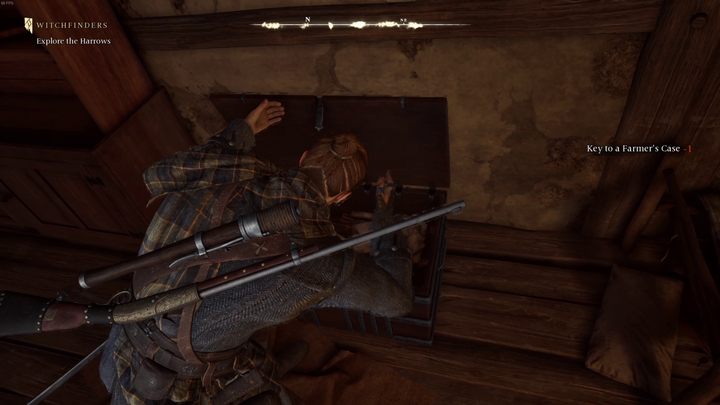 Ten srebrzysty karabin z wcięciem w kolbie znajdziecie w zamkniętej skrzyni w zniszczonej chacie farmera (na wejściu do regionu Żyznych Pól) - Banishers: Najlepsza broń i wyposażenie - Banishers Ghosts of New Eden - poradnik do gry
