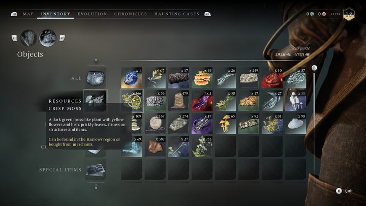 Podobna do mchu roślina porastająca budynki i porzucone obiekty - Banishers: Wszystkie zasoby do rytuałów - Banishers Ghosts of New Eden - poradnik do gry