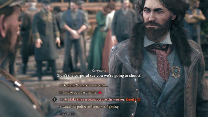 Zagadajcie do jednej z osób obecnych w tej lokacji - The Thaumaturge: Syn Syreniego Grodu - The Thaumaturge - poradnik do gry